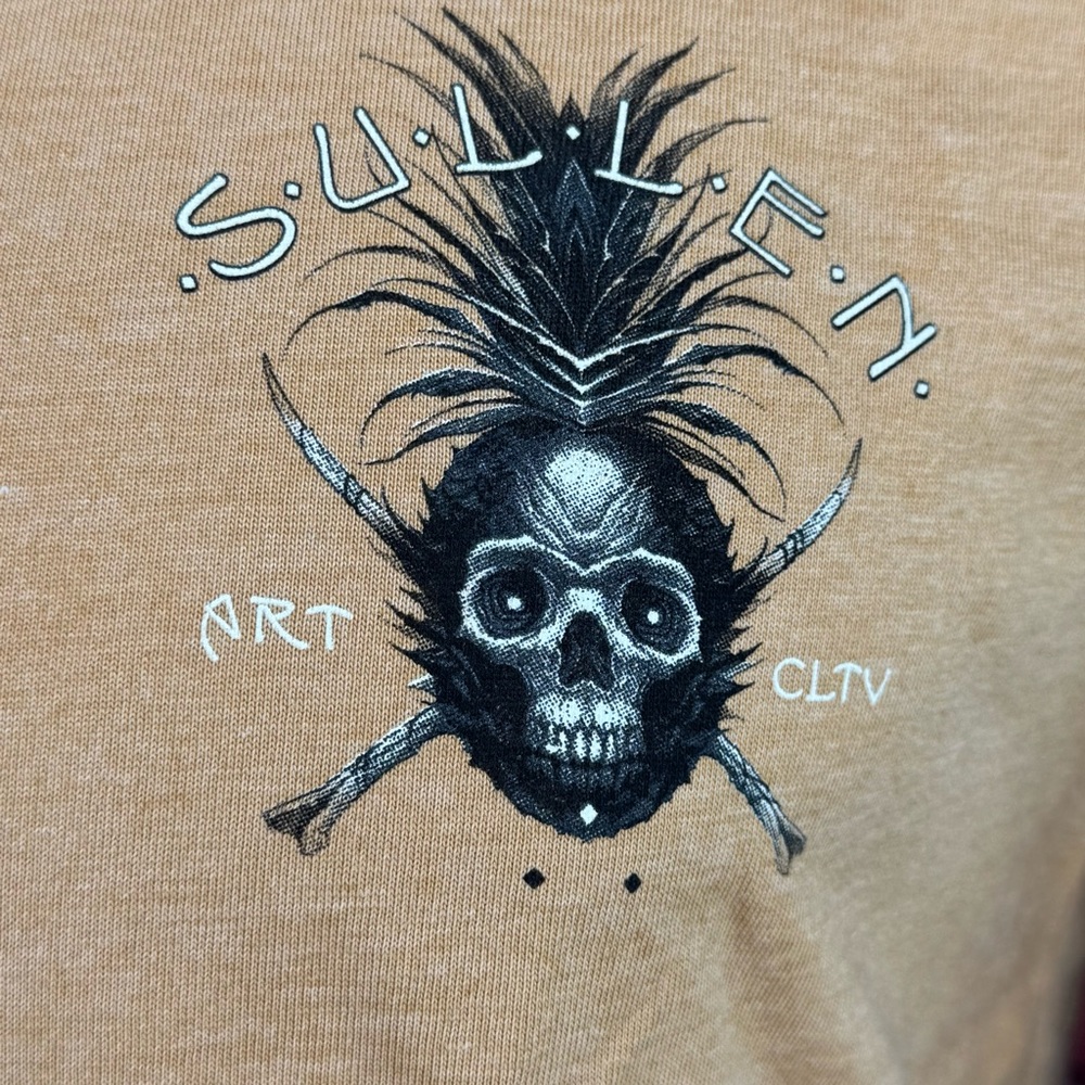 Sullen Art Collective Men’s Graphic T-shirt - Tan -Size: Large- NWT - Picture 5 of 11